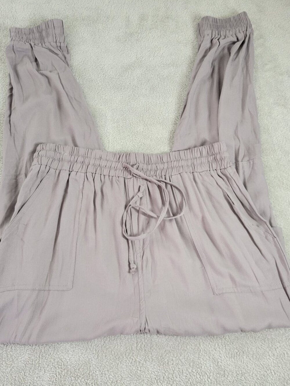 Classic Concepts XL Gray Cargo Pants Pull On Drawstring Elastic Waist GRA56E